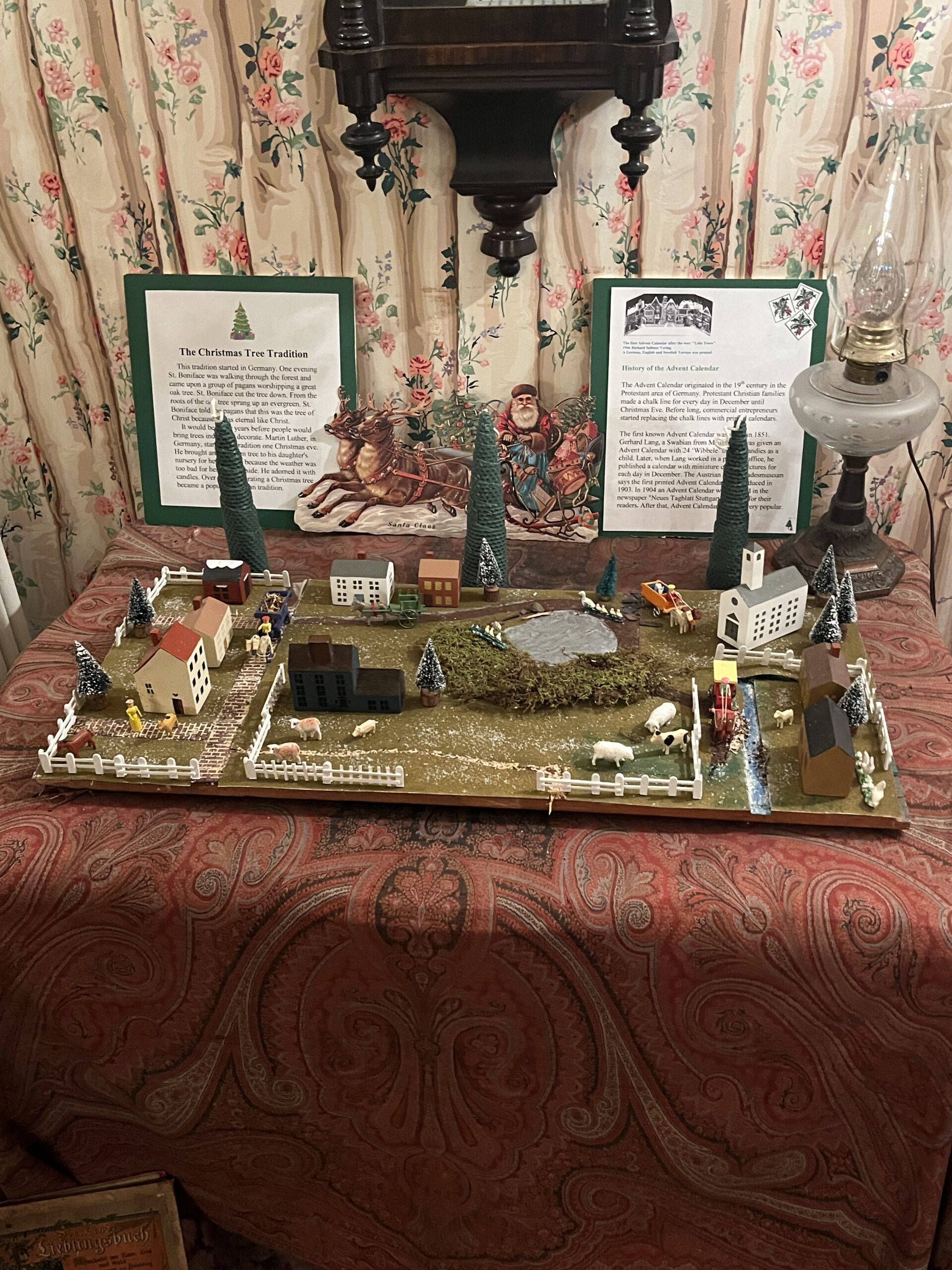 Christmas Village Like Son Paul Set Up When The Kempfs Resided At KH